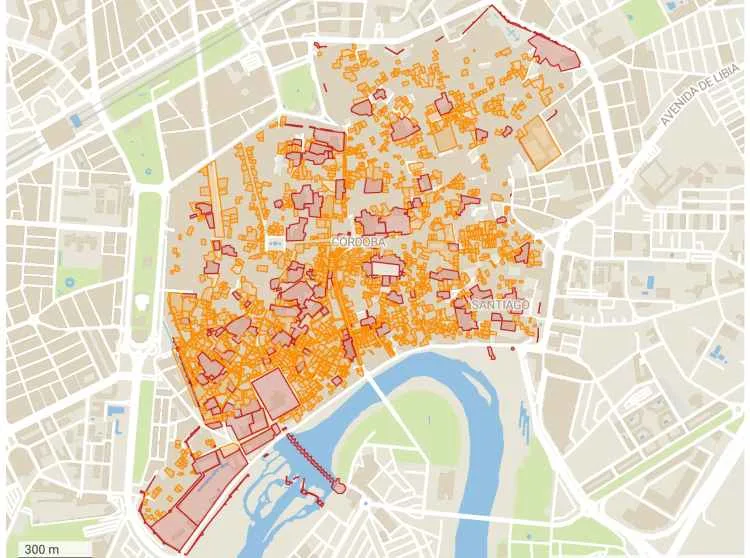 Mapa de placas solares en Córdoba capital