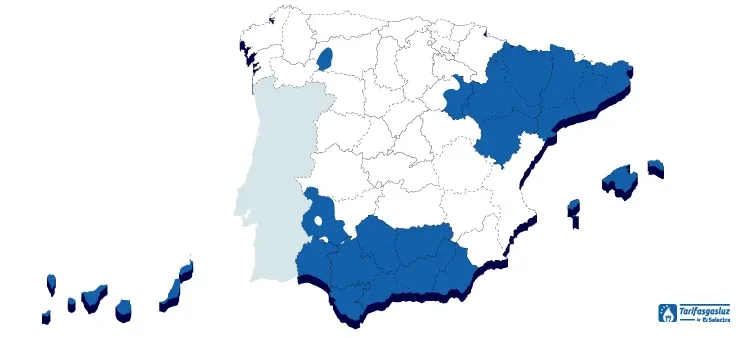 Reparto territorial e-distribución